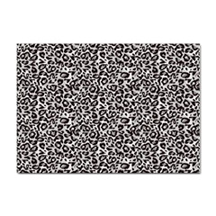 Black Cheetah Skin Sticker A4 (100 Pack) by Sparkle