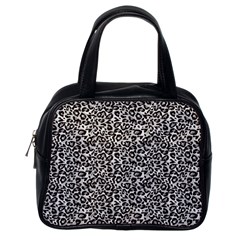 Black Cheetah Skin Classic Handbag (one Side) by Sparkle