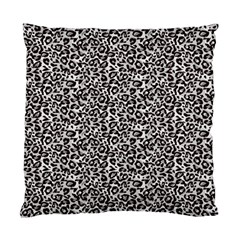 Black Cheetah Skin Standard Cushion Case (one Side) by Sparkle