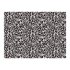 Black Cheetah Skin Premium Plush Fleece Blanket (mini) by Sparkle