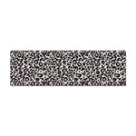 Black Cheetah Skin Sticker Bumper (10 pack) Front