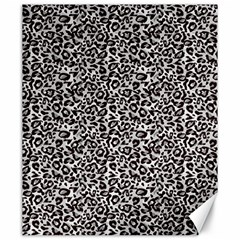 Black Cheetah Skin Canvas 20  X 24  by Sparkle