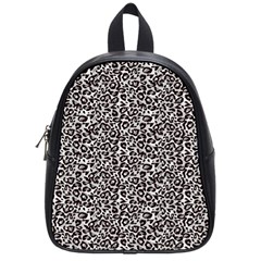 Black Cheetah Skin School Bag (small) by Sparkle