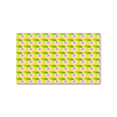 Floral Sticker Rectangular (10 Pack) by Sparkle