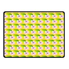 Floral One Side Fleece Blanket (small) by Sparkle