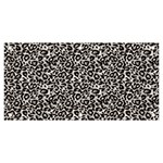 Black Cheetah Skin Banner and Sign 6  x 3  Front