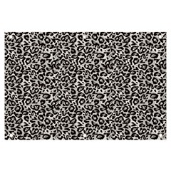 Black Cheetah Skin Banner And Sign 6  X 4  by Sparkle