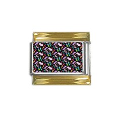 Retro Arrows Gold Trim Italian Charm (9mm) by Sparkle