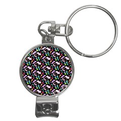 Retro Arrows Nail Clippers Key Chain