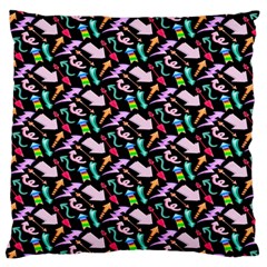 Retro Arrows Standard Premium Plush Fleece Cushion Case (one Side) by Sparkle