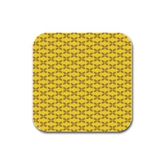 Pattern Rubber Square Coaster (4 pack)