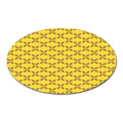 Pattern Oval Magnet