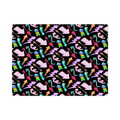 Retro Arrows One Side Premium Plush Fleece Blanket (mini) by Sparkle