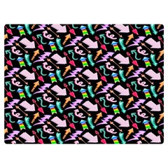 Retro Arrows Premium Plush Fleece Blanket (extra Small) by Sparkle