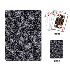 Creepy Head Mask Motif Random Pattern Playing Cards Single Design (rectangle) by dflcprintsclothing