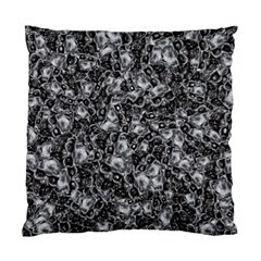 Creepy Head Mask Motif Random Pattern Standard Cushion Case (one Side)