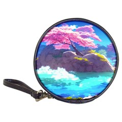 Fantasy Japan Mountains Cherry Blossoms Nature Classic 20-cd Wallets by Uceng