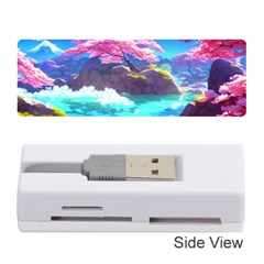 Fantasy Japan Mountains Cherry Blossoms Nature Memory Card Reader (stick) by Uceng