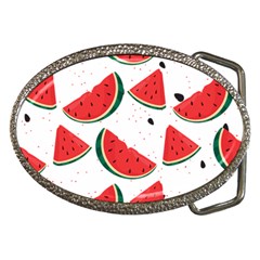 Watermelon Seamless Pattern Belt Buckles