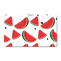 Watermelon Seamless Pattern Magnet (rectangular)