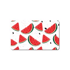 Watermelon Seamless Pattern Magnet (name Card) by Jancukart