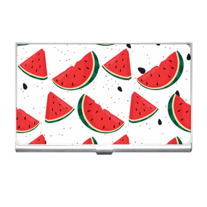 Watermelon Seamless Pattern Business Card Holder