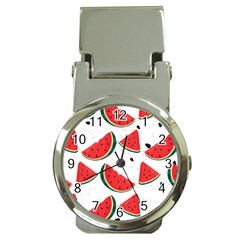 Watermelon Seamless Pattern Money Clip Watches