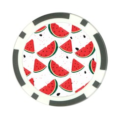 Watermelon Seamless Pattern Poker Chip Card Guard