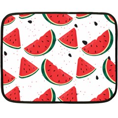 Watermelon Seamless Pattern Fleece Blanket (mini)