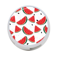 Watermelon Seamless Pattern 4-port Usb Hub (one Side)