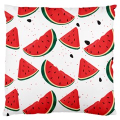 Watermelon Seamless Pattern Large Cushion Case (two Sides)