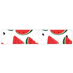 Watermelon Seamless Pattern Small Premium Plush Fleece Scarf