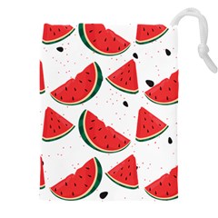 Watermelon Seamless Pattern Drawstring Pouch (5xl)