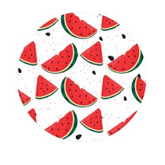 Watermelon Seamless Pattern Mini Round Pill Box (pack Of 3)