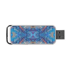 Marbling Blend Repeats Portable Usb Flash (one Side) by kaleidomarblingart