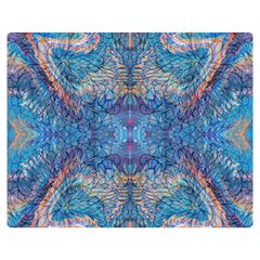 Marbling Blend Repeats One Side Premium Plush Fleece Blanket (medium)