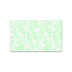 Clean Ornament Tribal Flowers  Sticker (rectangular)