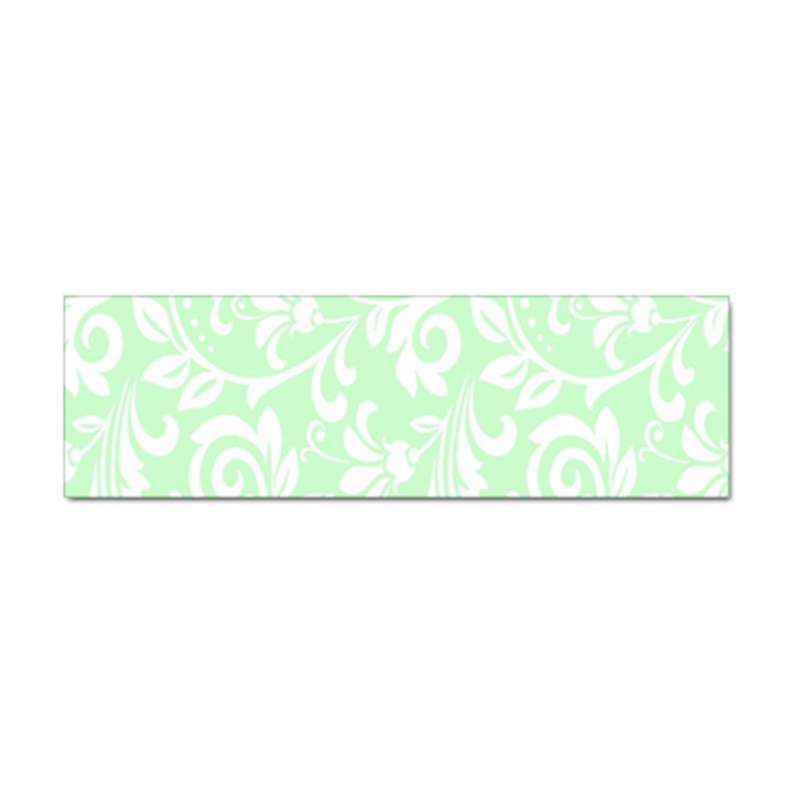 Clean Ornament Tribal Flowers  Sticker (Bumper)