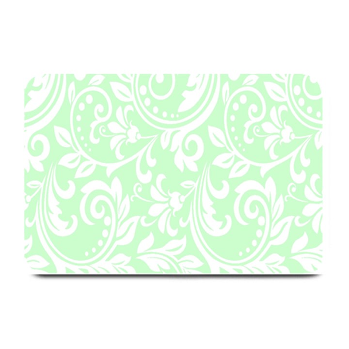 Clean Ornament Tribal Flowers  Plate Mats