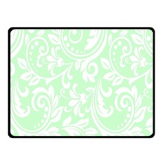 Clean Ornament Tribal Flowers  One Side Fleece Blanket (small) by ConteMonfrey