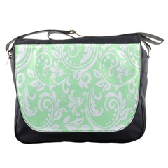 Clean Ornament Tribal Flowers  Messenger Bag by ConteMonfrey