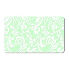 Clean Ornament Tribal Flowers  Magnet (rectangular) by ConteMonfrey