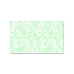 Clean Ornament Tribal Flowers  Sticker Rectangular (10 pack) Front