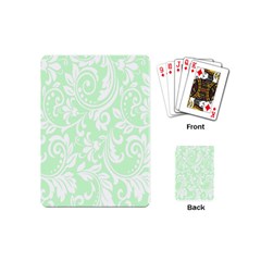 Clean Ornament Tribal Flowers  Playing Cards Single Design (mini) by ConteMonfrey