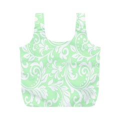 Clean Ornament Tribal Flowers  Full Print Recycle Bag (m) by ConteMonfrey