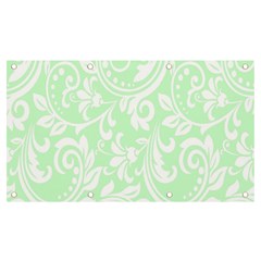 Clean Ornament Tribal Flowers  Banner And Sign 7  X 4 