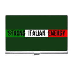 Strong Italian Energy  Business Card Holder by ConteMonfrey