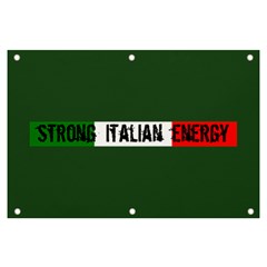 Strong Italian Energy  Banner And Sign 6  X 4  by ConteMonfrey