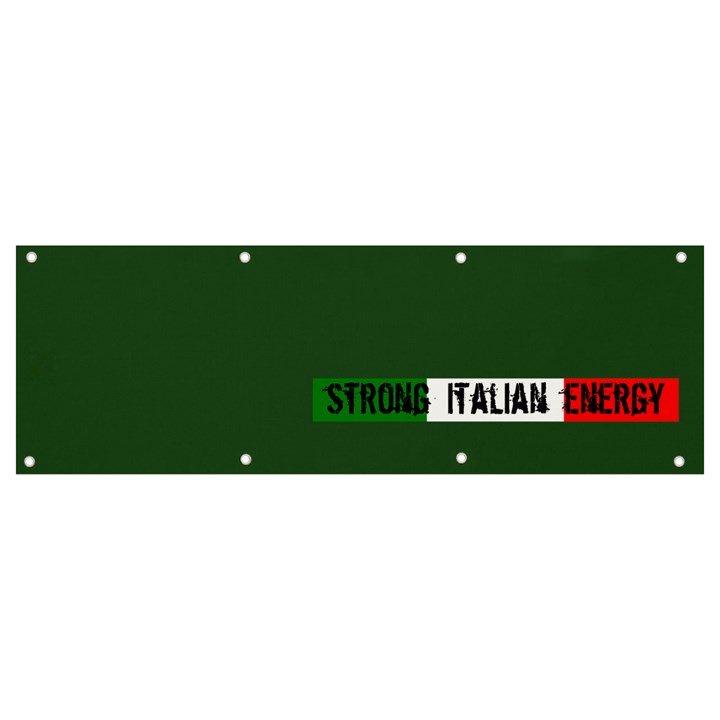 Strong Italian Energy  Banner and Sign 9  x 3 