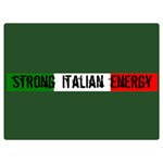 Strong Italian Energy  One Side Premium Plush Fleece Blanket (Extra Small) 40 x30  Blanket Front